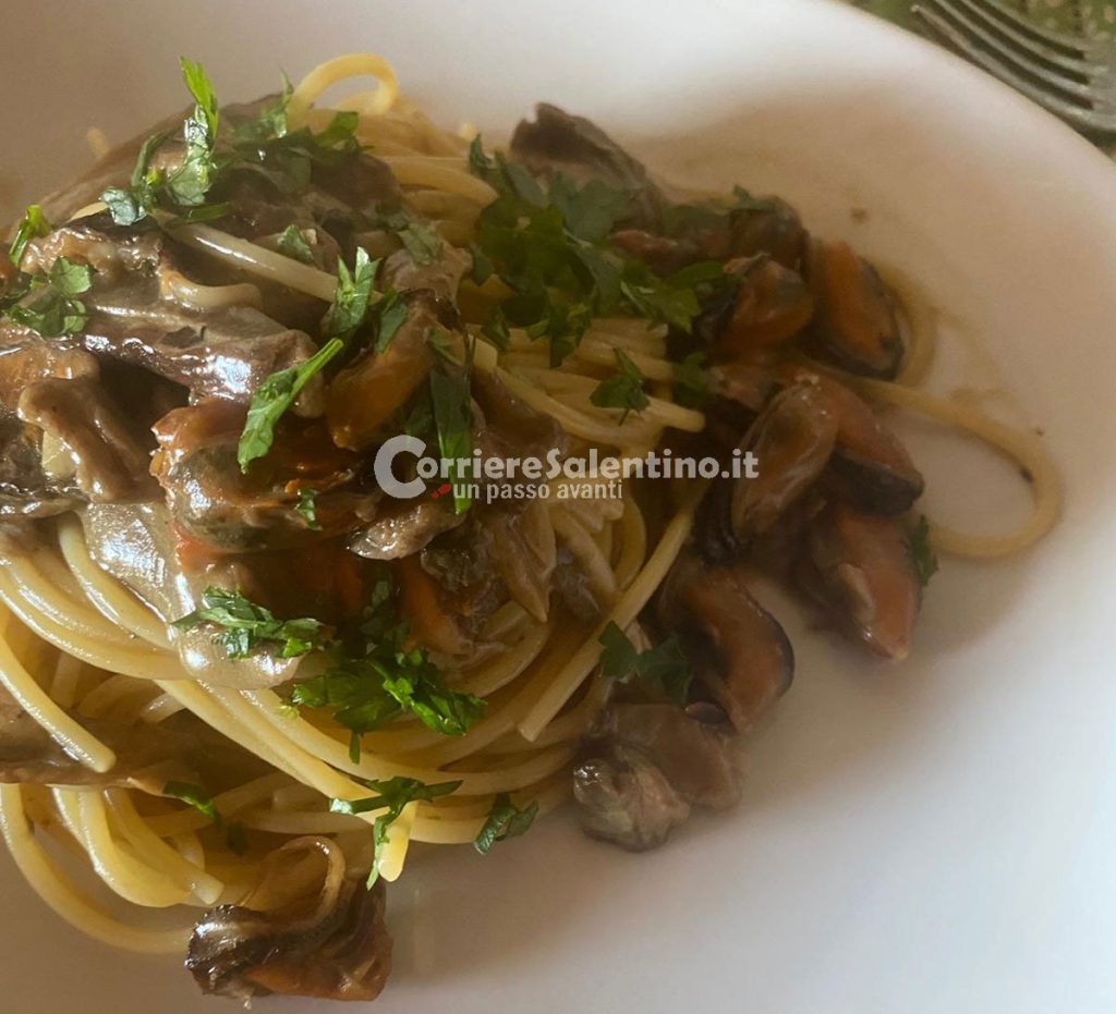 La Ricetta Del Giorno Linguine Con Cozze E Funghi Corriere Salentino